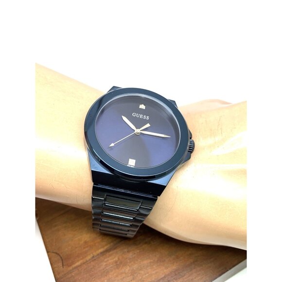Guess Men's Watch GW0833G1 Quartz Blue Dial Diamond Accent Stainless Steel 44mm - Picture 6 of 16